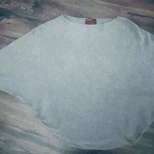 Kerisma Light Gray Poncho Sweater
